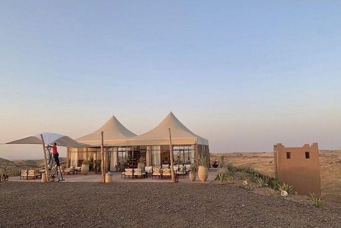 AGAFAY DESERT: Exclusive Sunset Camel Trek with Dinner in Agafay - Key Points