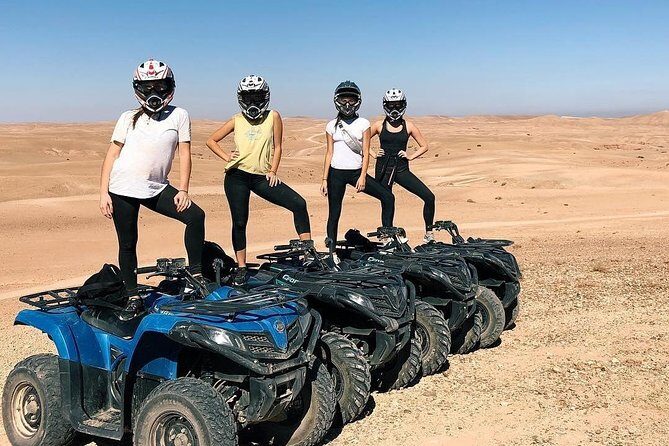 Agafay Desert Quad biking, Camel Ride, Dinner, Show and Transport - FAQ