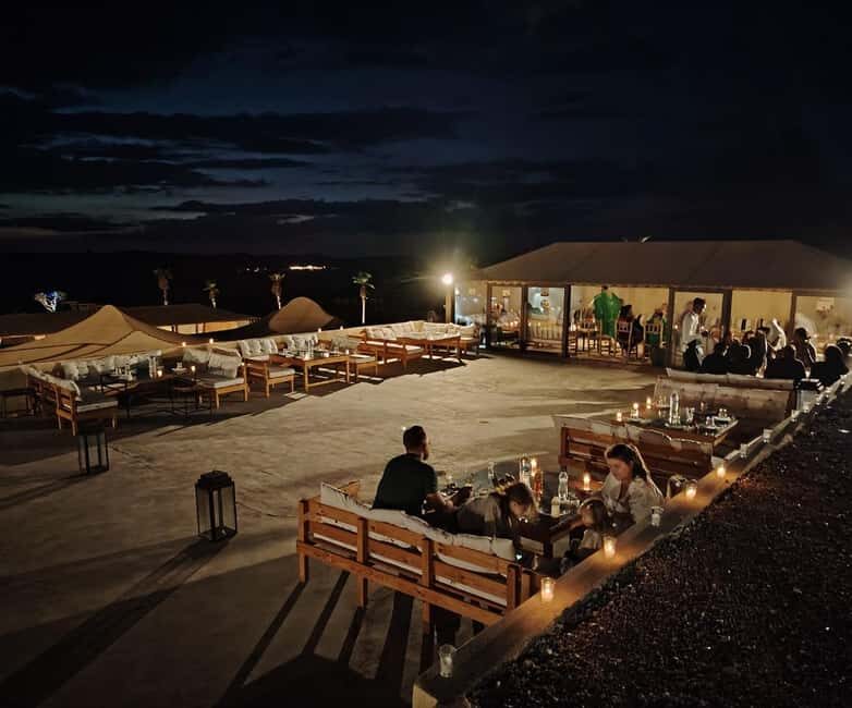 Agafay Desert Sunset Tour with Camel Ride ,Dinner and Show - Key Points