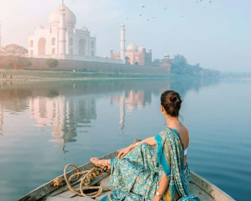 Agra: Taj Mahal Vip Tickets with Guide & Backside Boat Ride - Key Points