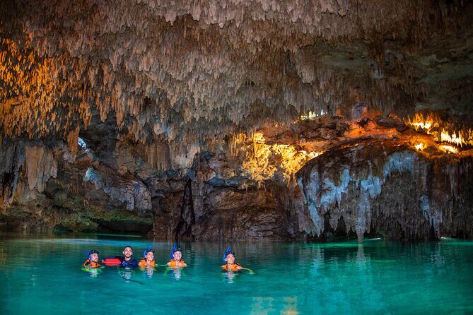 Akumal Cenote Swimming and Snorkeling from Cancun & Costa Mujeres - Key Points
