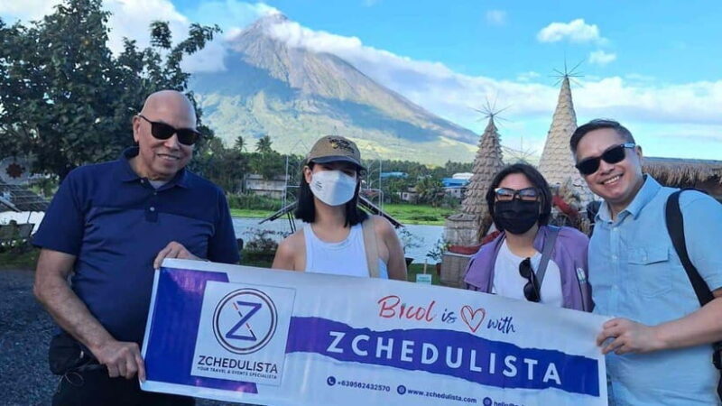 Albay Bicol Full Day Tour with Mayon Skyline by ZCHEDULISTA - End of the Day and Logistics