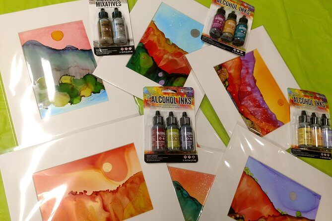 Alcohol Ink Landscape Art Class in Estes Park - FAQ