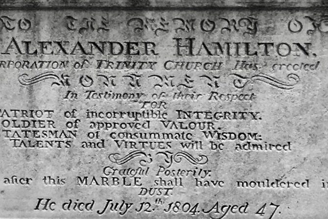 Alexander Hamilton and Aaron Burr NYC Historic Walking Tour - The Sum Up
