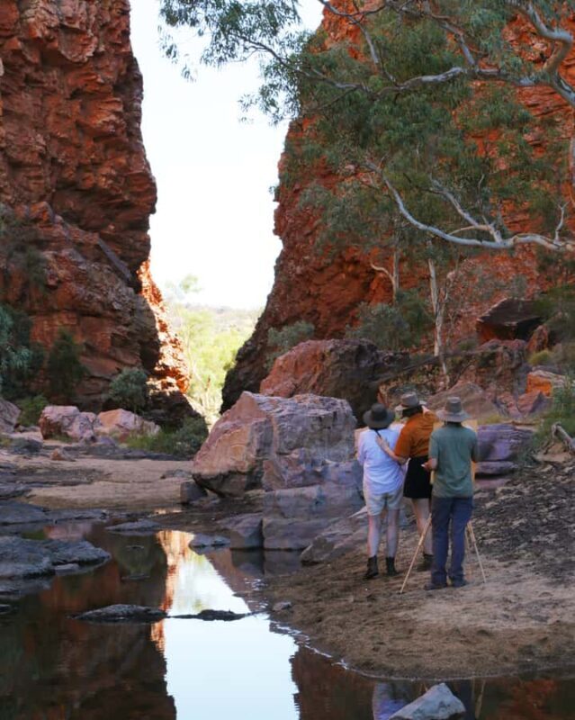 Alice Springs: Simpsons Gap Sunset Watercolor Painting Class - An Introduction to the Experience