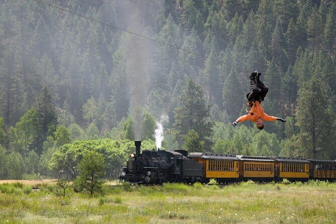 All-Day Guided Zipline Tour with Train Ride and Lunch in Durango - Key Points