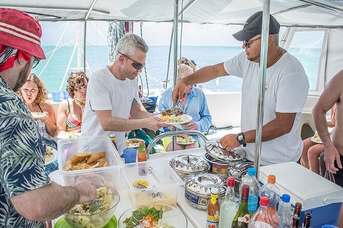 All inclusive CATAMARAN with BBQ : Ile aux cerf & GRSE waterfall - Ile aux Cerfs: Beach Bliss and Blue Waters
