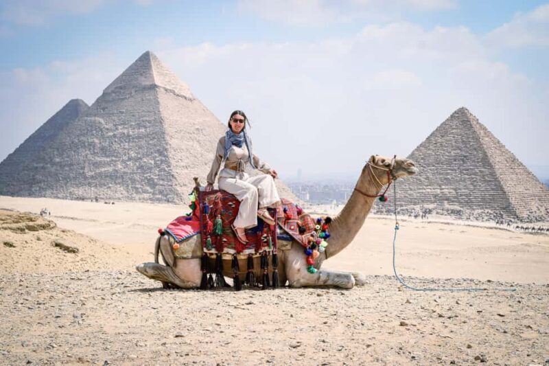 All-inclusive private Trip Pyramids Sphinx, Camel, VIP Lunch - Introduction: A Closer Look at the Giza Pyramids Experience