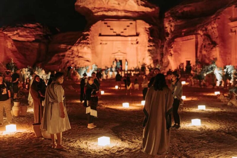 AlUla: Hegra After Dark Show with Chariot Ride - An Evening in AlUla: What to Expect from the Tour