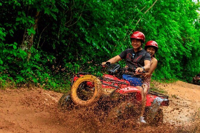 Amazing ATV Tour, Ziplines and Cenote Swim with Lunch and round trip included - Key Points