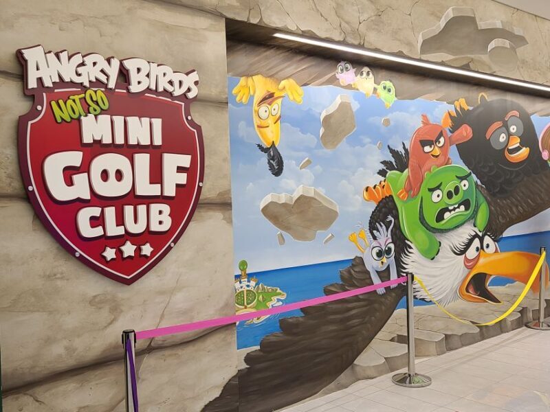 American Dream: Angry Birds Mini Golf Ticket - The Sum Up