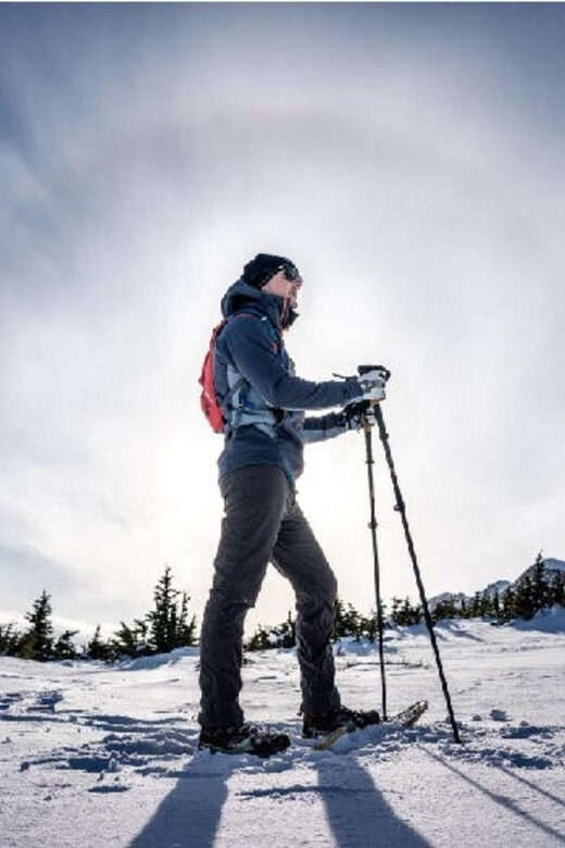 Anchorage: Heli Snowshoe Adventure - Returning and Refreshing Snack