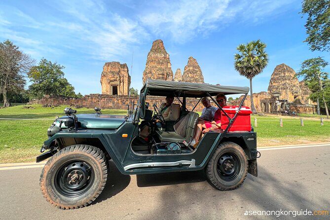 Angkor Wat Sunrise and Market Tour by Jeep - The Heart of the Khmer Empire: Angkor Thom