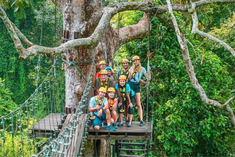 Angkor Zipline and Temple Tour with Sunset - Key Points