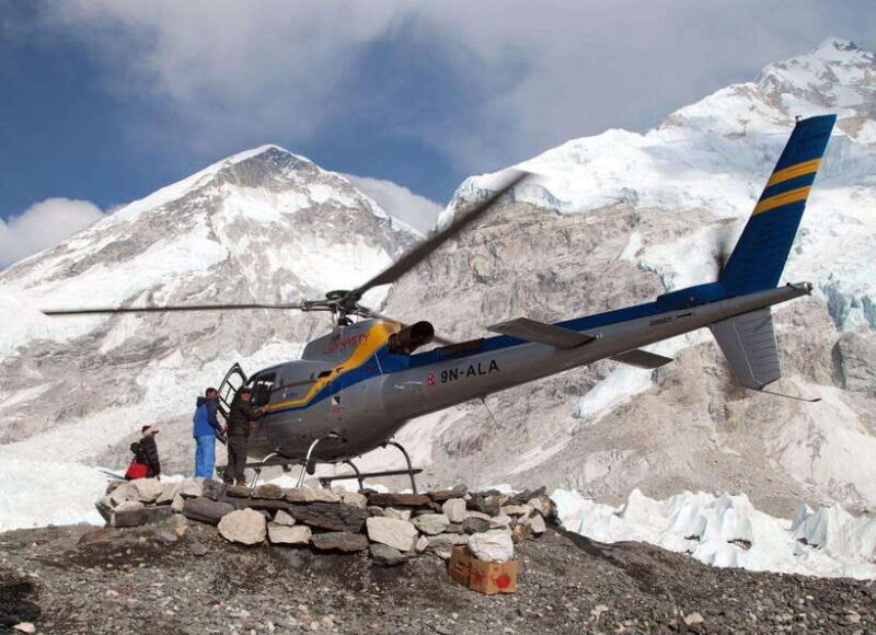 Annapurna base camp helicopter tour - Key Points: