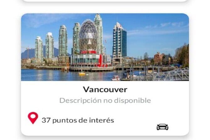 APP Self-Guided Routes Vancouver with audio guide - In-Depth Look at the Itinerary