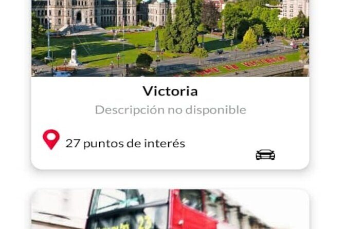 APP Self-Guided Routes Victoria with audio guide - A Practical Look at the Victoria Self-Guided Tour
