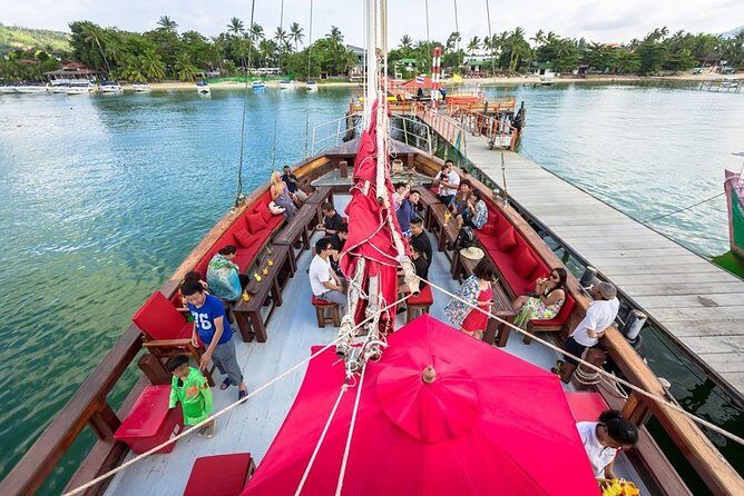 Around Koh Samui Day Cruise Tour By Red Baron Chinese Sailboat - Dining: Thai Buffet and BBQ on Board