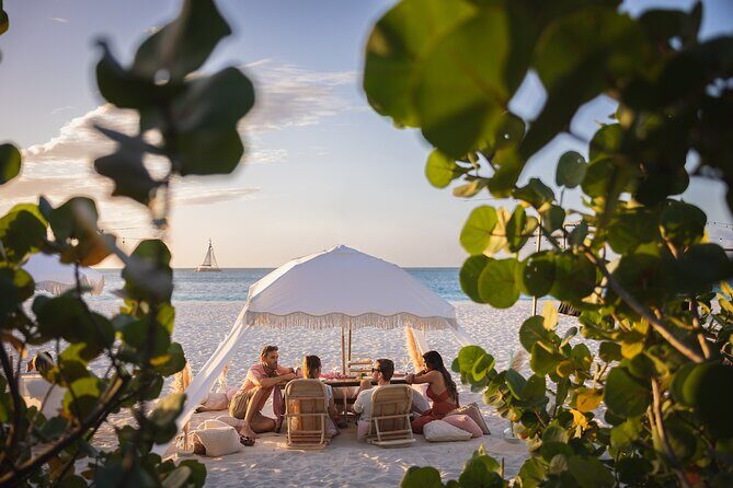 Aruba Eagle Beach Romantic Sunset Picnic in a Luxury Cabana - Key Points