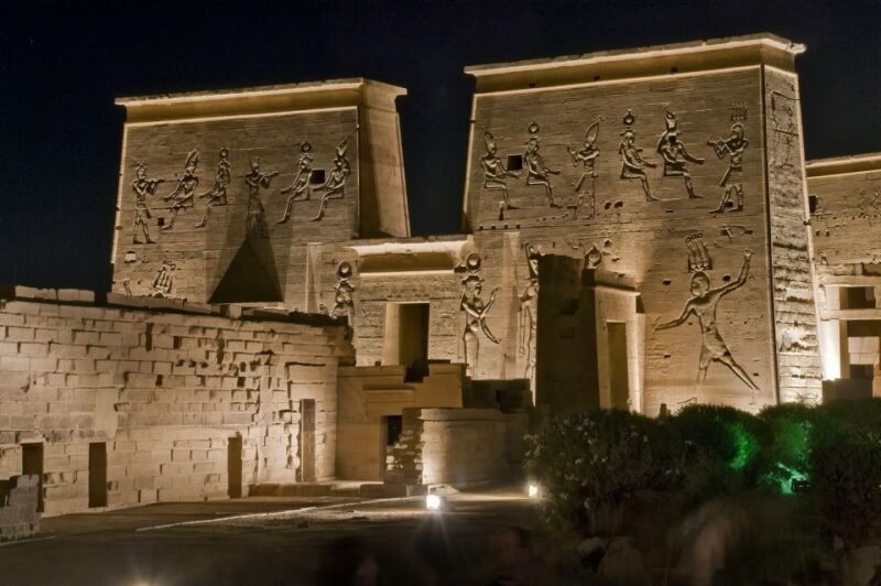 Aswan: Philae Temple Sound & Light Show with Entrance Fees - Key Points