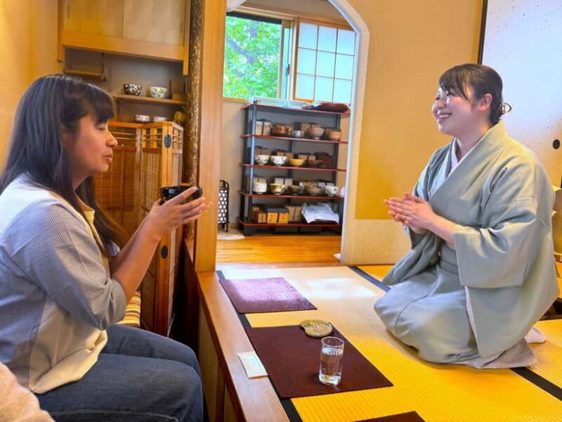 At an Antique Shop, Tea Ceremony and Japanese Sweets Forming - Who Will Love This Experience?