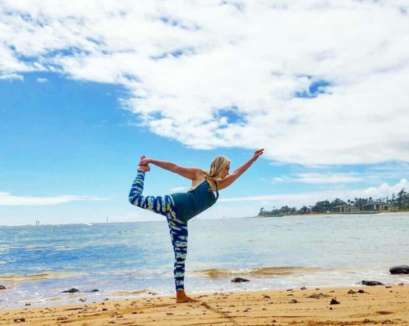 At the Kauai Shores Hotel: Kauai Yoga on the Beach Class - Key Points