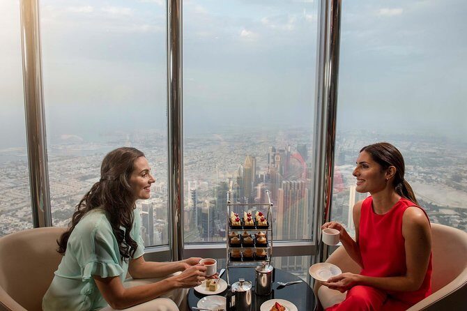 Atmosphere Burj Khalifa High Tea Experience with Private Transfer - Key Points: