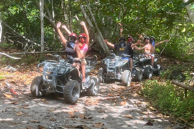 Atv Adventour : Cenote Jade Cavern, Transportation & Tequila - Key Points