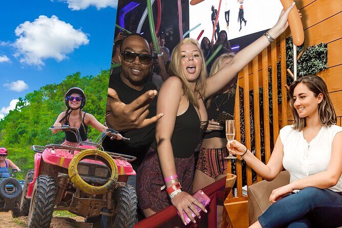 ATV Jungle Adventure, Nightclub & Airport Lounge Pass Combo - Key Points