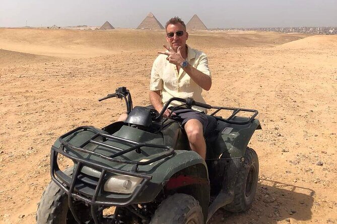 ATV Quad bike Adventure at Giza pyramids desert with Camel ride - Key Points