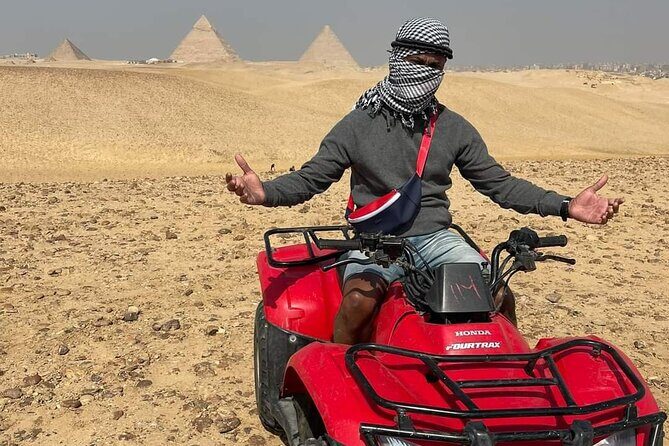 ATV Quad bike Adventure at Giza pyramids desert with Camel ride - The Experience Breakdown