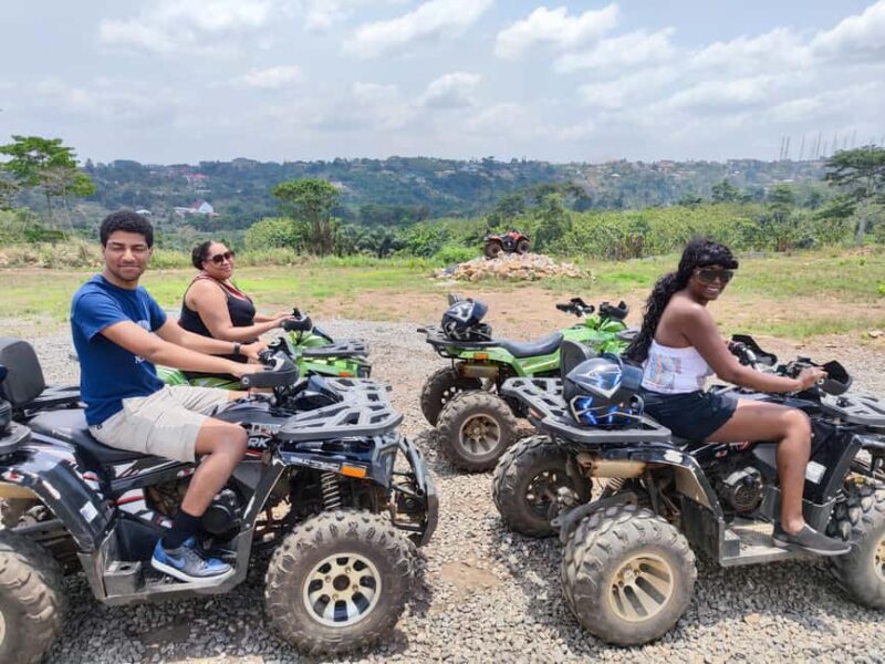 ATV quad bike, Botanical Garden, and Waterfall private tour - Key Points