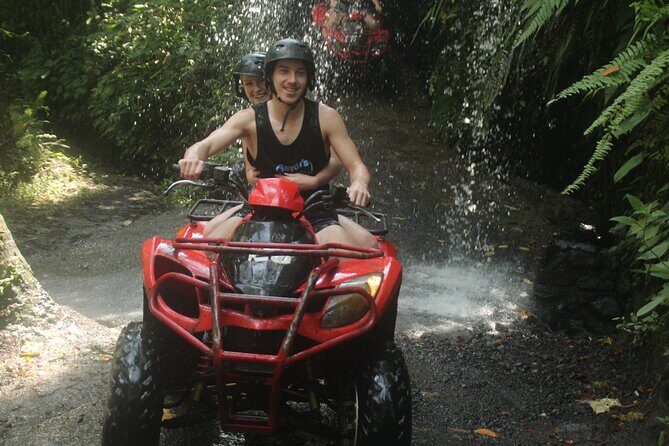ATV Quad Bike Through Tunnel and Waterfall - A Thrilling Ride Through Bali’s Green Heart