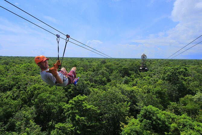 ATV Single & Zip Line from Cancun - Cenote Jump: The Big Splash