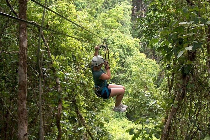 ATV, zip lines and cenote - The Zip Line and Treetop Bridges