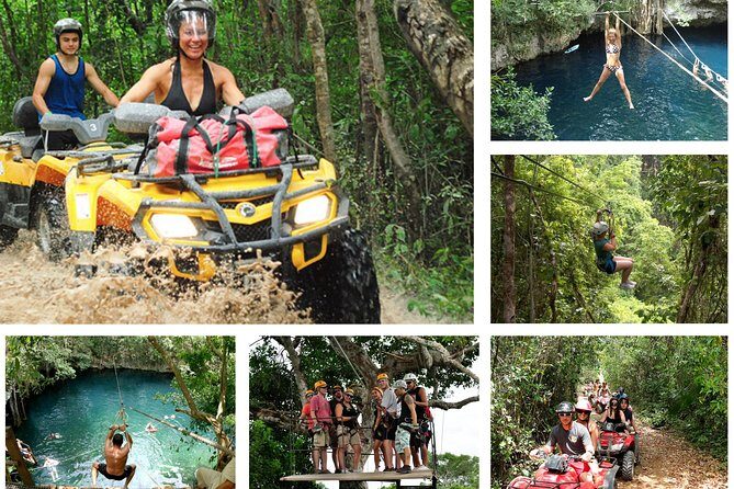 ATV, zip lines and cenote - Practical Details