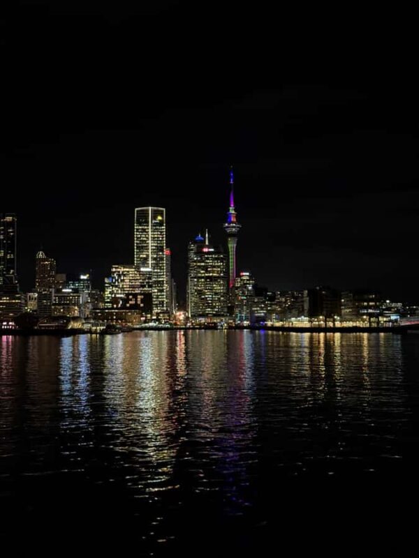 Auckland: Nightlights Harbour Cruise with Canapés and Drink - Key Points