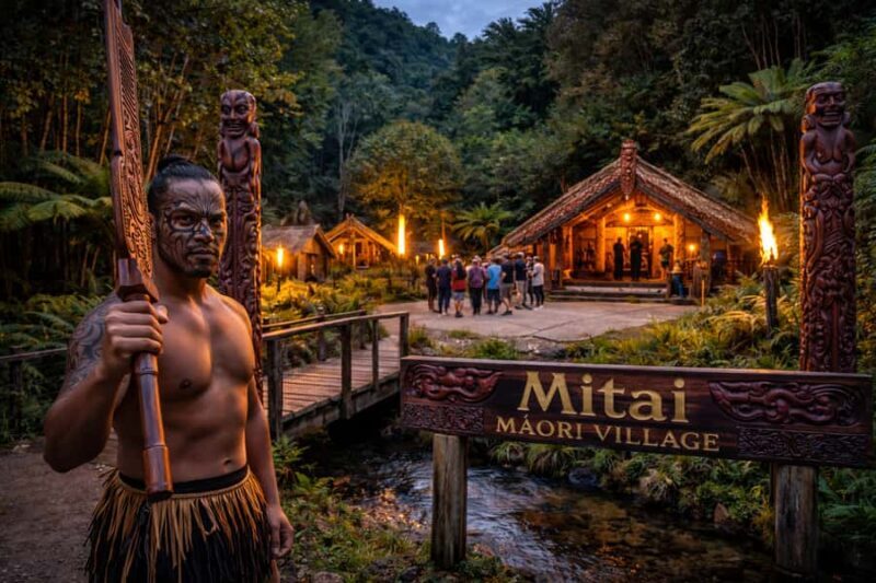 Auckland: Rotorua Mitai Mori Village & Wai-O-Tapu Tour - Key Points