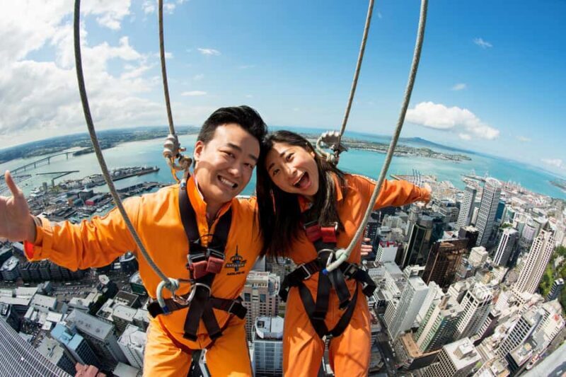 Auckland: Sky Tower SkyWalk - 192m High Edge Walk - An Exciting Perspective on Auckland
