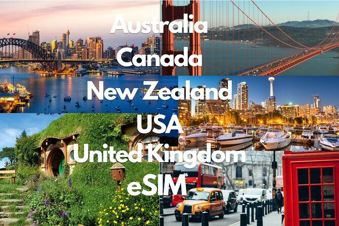 Aust, Canada, NZ, UK, USA Data eSIM : 10GB-15Days to 20GB-30Days - Comprehensive Review of the Aust, Canada, NZ, UK, USA Data eSIM from Melbourne