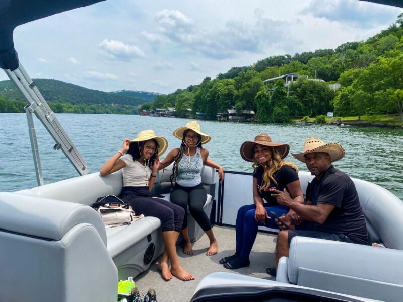 Austin: Lake Austin Private Boat Cruise - Full Sun Shading - The Sum Up