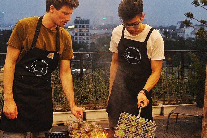 Authentic Bun Cha Hanoi making - with skyline view of Westlake - Who Will Appreciate This Experience?