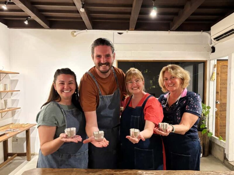 Authentic Pewter Sake Cup Experience with a Kyoto Artisan - The Value and Experience