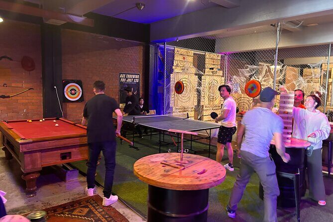 Axe Throwing Lesson and Tournament - Additional Notes for Visitors