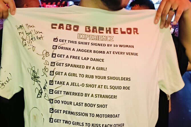 Bachelor Crawl- Cabo San Lucas- Free T-Shirt party checklist - An In-Depth Look at the Cabo Bachelor Crawl