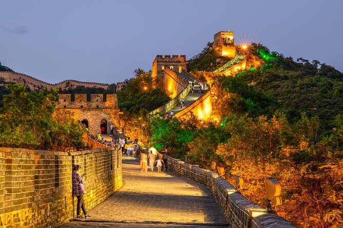 Badaling Great Wall Private Night Tour with Light & Culture shows - Starting the Evening: Pickup and Transfer