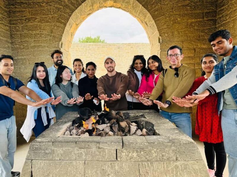Baku: Gobustan, Mud Volcano, Fire Mount, Temple Lunch Entry - Key Points