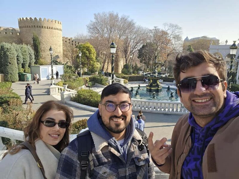 Baku: Stunning Walking Tour of Historical and Modern City - Modern Architectural Marvels: Flame Towers and Highland Park