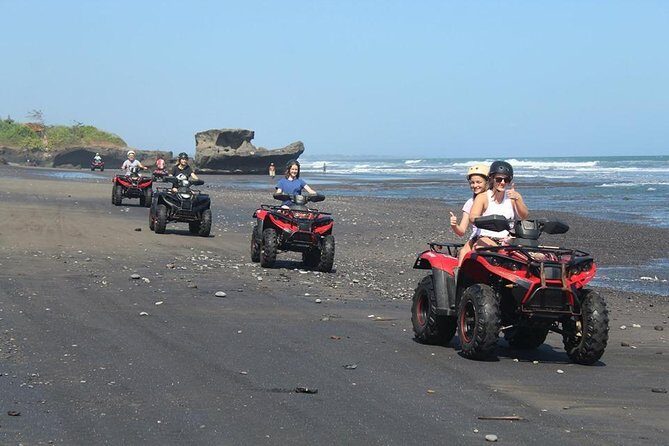 Bali ATV Ride black sand Beach Bali Quad sunset tour - The Sum Up