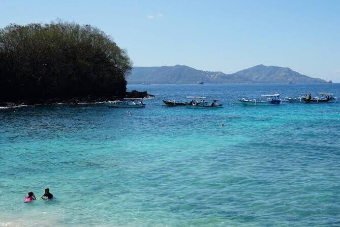 Bali Blue Lagoon Snorkeling, Lempuyang and Waterfall Tour - Snorkeling at Padangbai Blue Lagoon